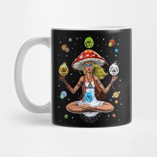 Hippie Mushroom Yoga Mug